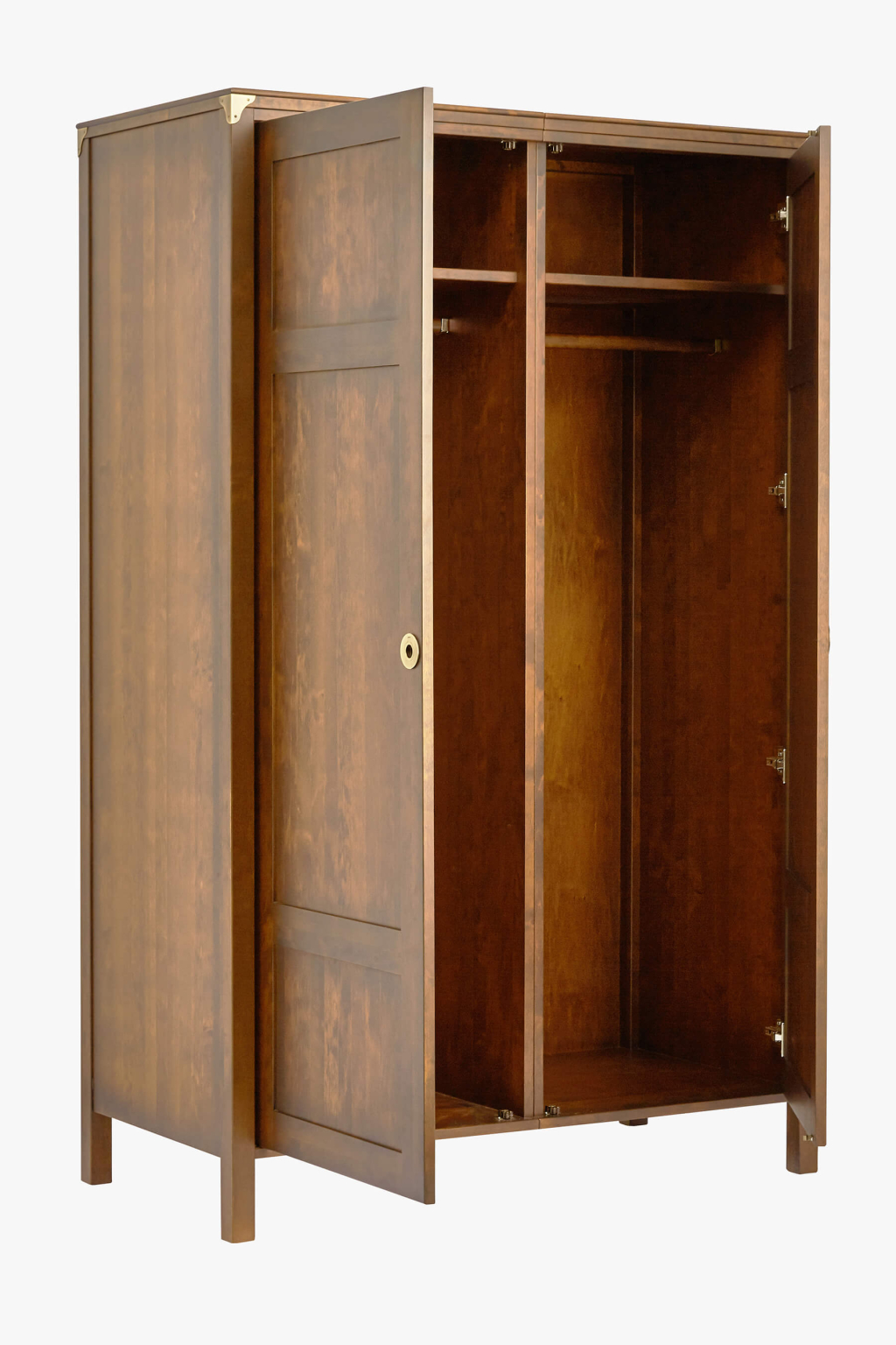 Balmoral 2 Door Wardrobe (Honey) Qualita Ltd
