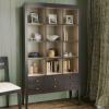 Bariwck 6 Drawer Triple Bookcase